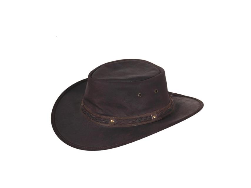 Scippis Springbrook Leder Hut braun -L- 1