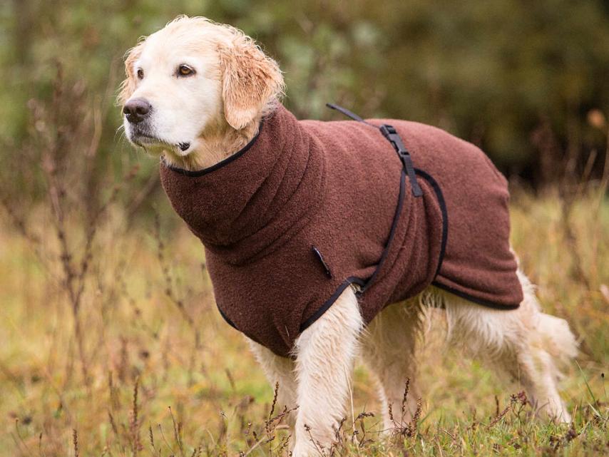 Dryup Cape Hundebademantel braun XS 1
