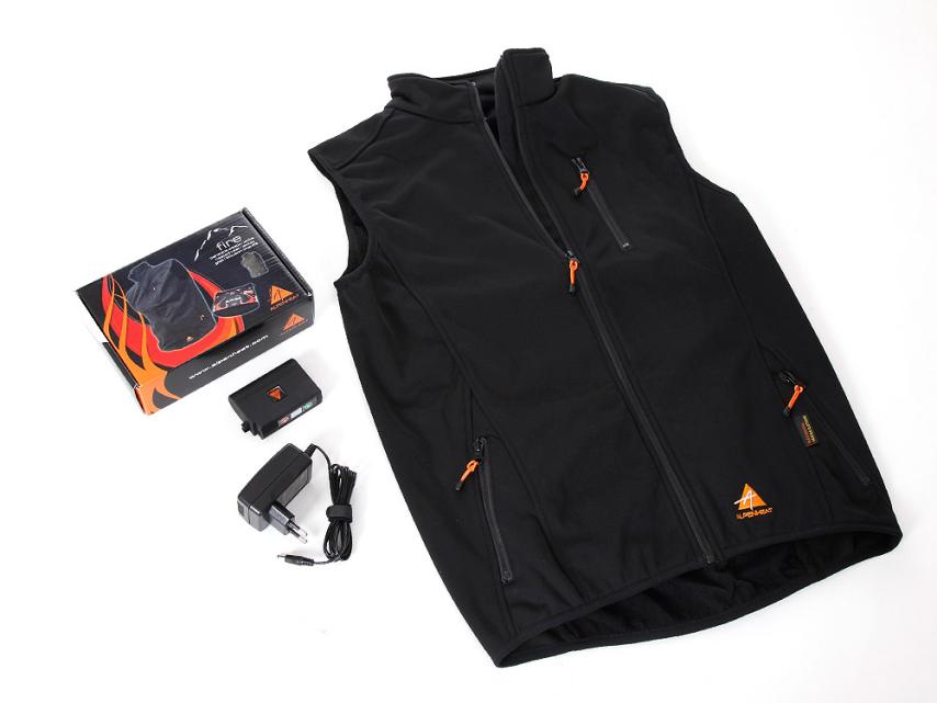 Alpenheat beheizbare Softshell Weste unisex S 1