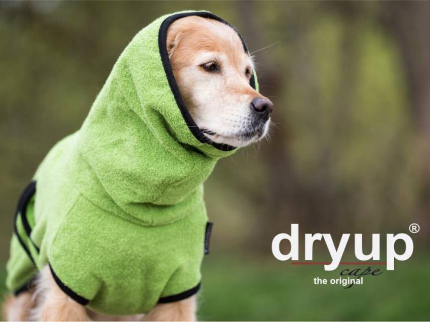 Dryup Cape Hundebademantel kiwi XS 1