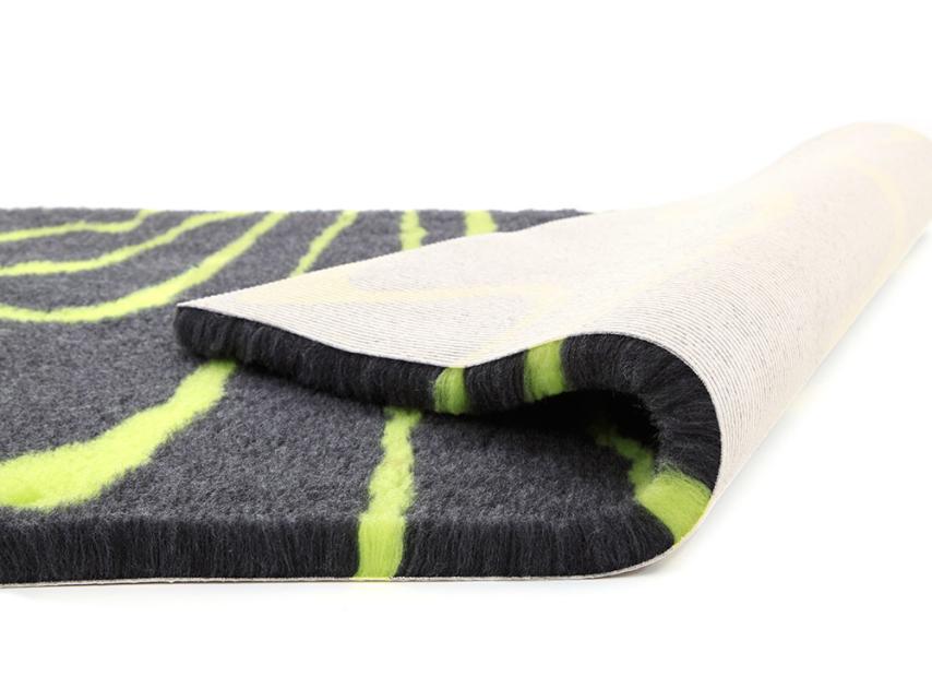 B-Ware Original Vetbed Isobed SL Wave anthrazit/lime 75 x 50 cm 1