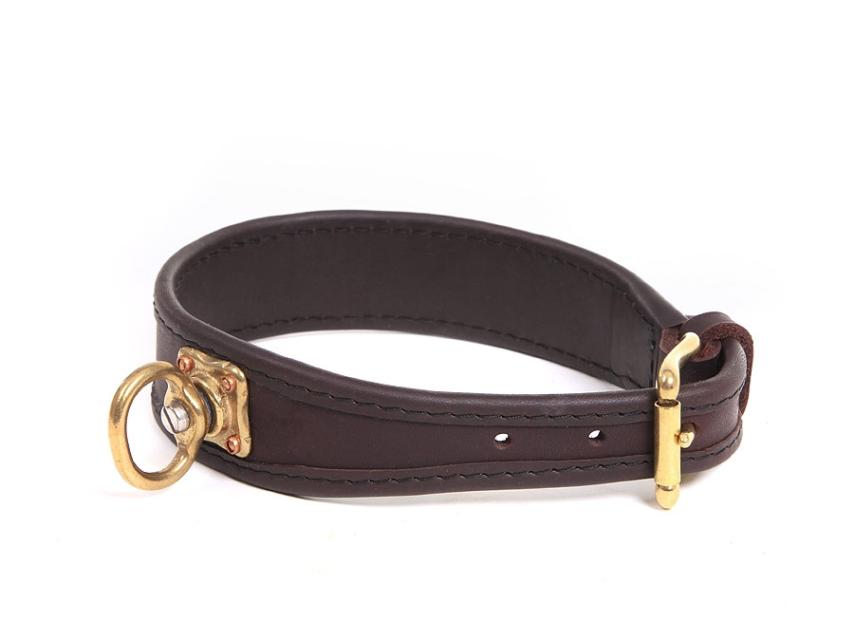 Relaxoo Hundehalsband Schweißhalsung Bisonleder Just-Hundesport-Edition 50 1
