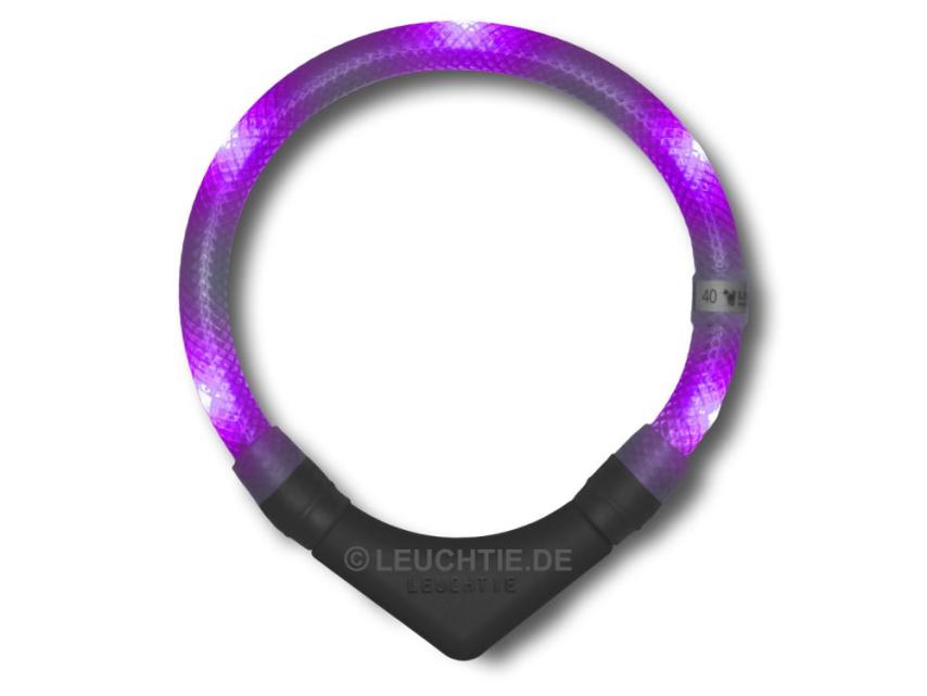 Hundehalsband LEUCHTIE Plus lavendel 42,5 1