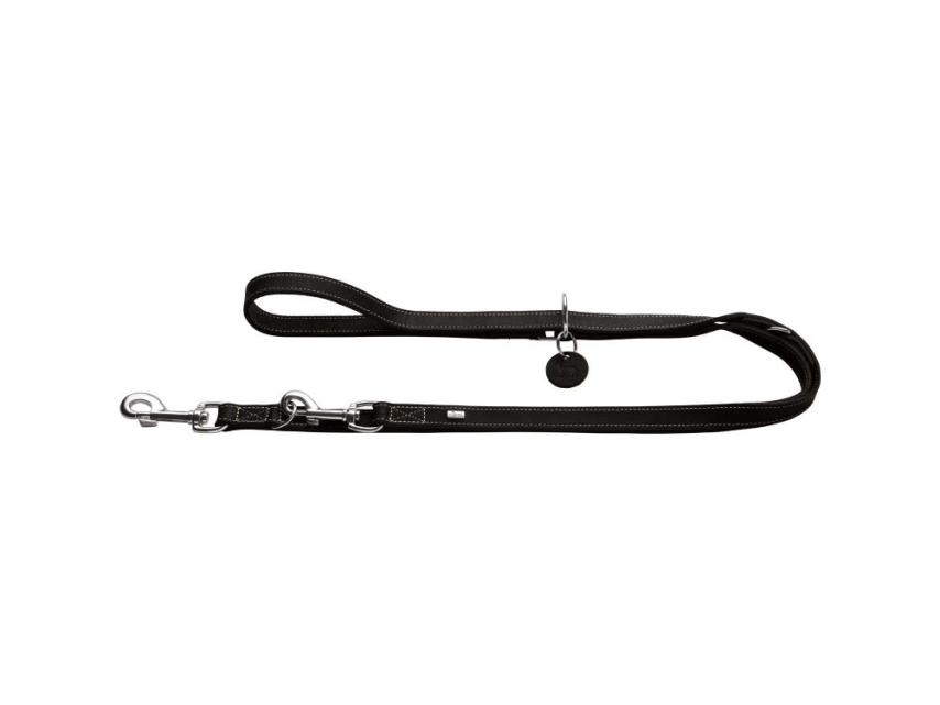 Hunter Aalborg verstellbare Führleine schwarz 13 mm 1