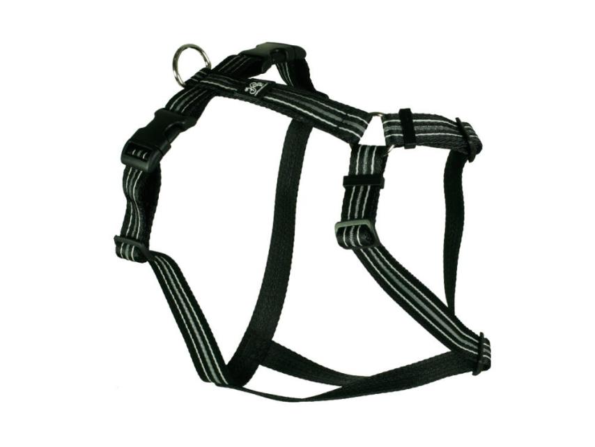 Feltmann Kreuzgeschirr Hundegeschirr Standard Reflex schwarz 40 - 60 cm 1