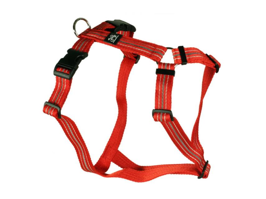 Feltmann Kreuzgeschirr Hundegeschirr Standard Reflex rot 55 - 75 cm 1