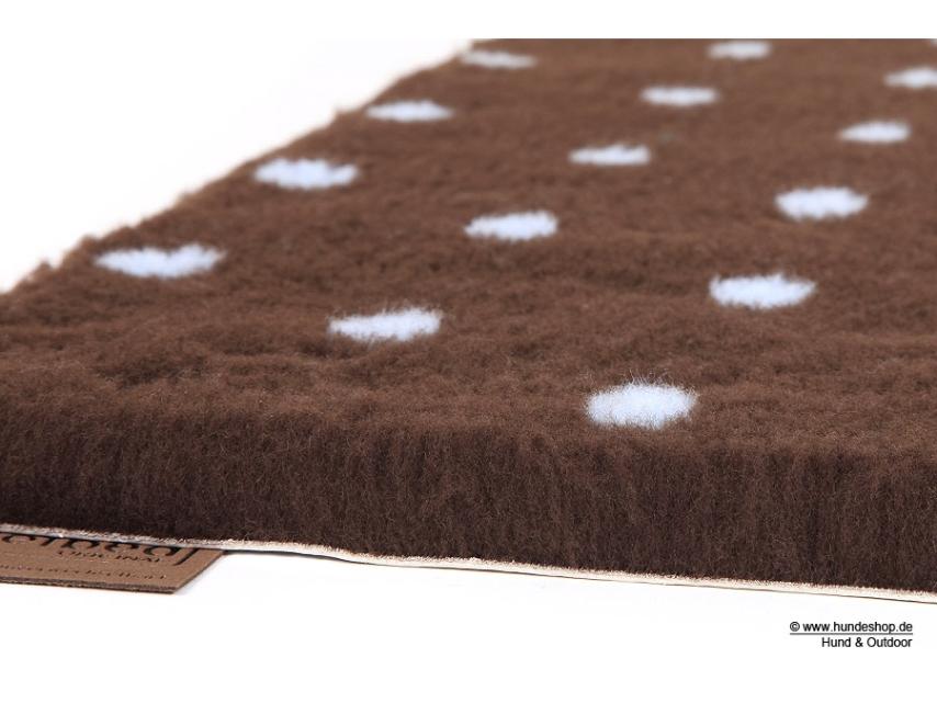 Original Vetbed Isobed SL braun blue dots 75 x 50 cm 1
