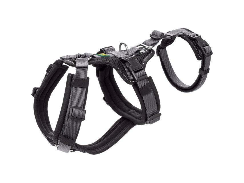 Hunter Sicherheitsgeschirr Maldon schwarz/grau XS-S 1