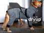 Dryup Body zip.fit Hundebademantel anthrazit 1