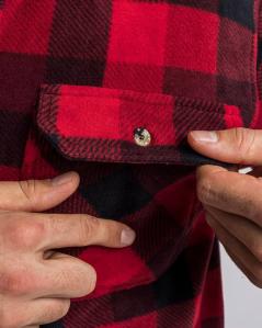 Pinewood Finnveden Canada Holzfäller-Fleecehemd Red/Black 10