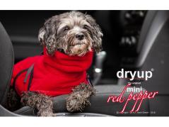 Dryup Cape Hundebademantel Mini red pepper 2
