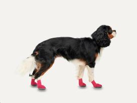 Goo-eez Lites Hundeschuhe 4-er-Pack rot/schwarz M 2
