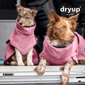 Dryup Cape Hundebademantel rose 2