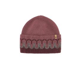 Fjällräven Övik Path Strick-Beanie Dark Garnet-Mesa Purple 2