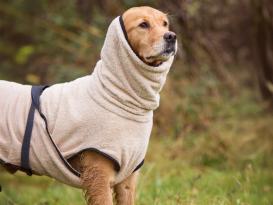 Dryup Cape Hundebademantel sand XS 2