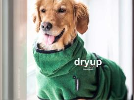 Dryup Cape Hundebademantel dark green XS 2