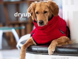 Dryup Cape Hundebademantel red pepper XS 2