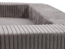 Relaxoo Viscobett Cord Hundebett Stonegrey 2