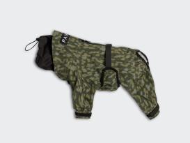 Paikka reflektierender Hunde-Regenanzug grün 2