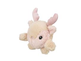 Weihnachts-Plüsch-Rentier für Hunde beige 2