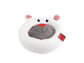 AFP Weihnachts-Kuschel-Bett für kleine Hunde Eisbär 2