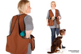 B-Ware Firedog Dummyweste Hunter canvas braun 2