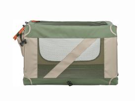 Faltbare Hundebox Comfy olivgrün/beige 2