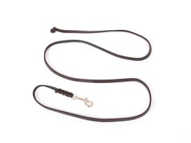 Relaxoo Fettleder Hundeleine -ohne Schlaufe- - Länge: 3m, Breite: 12 mm 2
