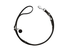 Hunter Aalborg verstellbare Führleine schwarz 13 mm 2