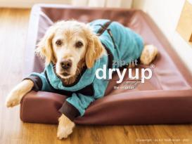 Dryup Body zip.fit Hundebademantel petrol XXL / 74 cm 2