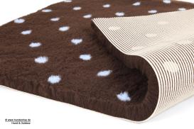 Original Vetbed Isobed SL braun blue dots Sondermaß 2