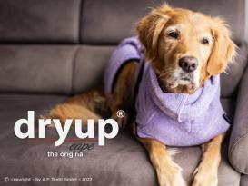 Dryup Cape Hundebademantel lavendel XS 2