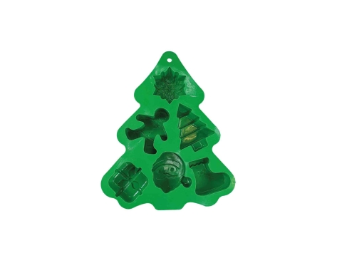 Silikon Backmatte Weihnachtsbaum für Hundekekse