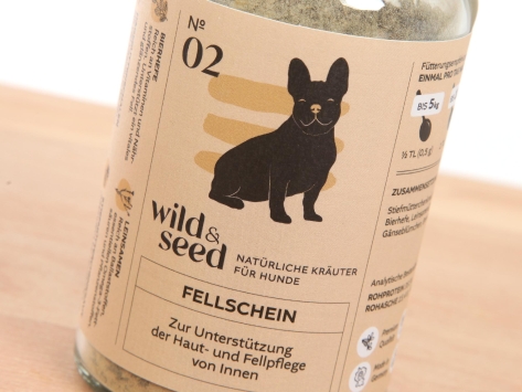 Wild & Seed Fellschein Kräutermischung für Hunde