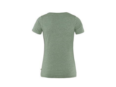 Fjällräven 1960 Logo Damen T-Shirt Patina Green-Melange