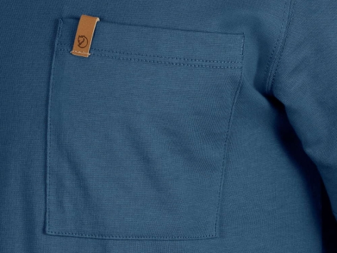 Fjällräven Övik Herren Pocket T-Shirt Uncle Blue