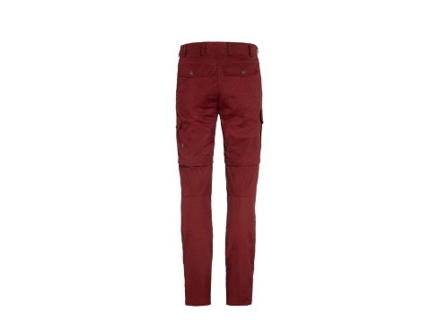 Fjällräven Karla Pro Zip-Off Damenhose bordeaux rot