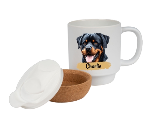 Hunde Tasse - individuelle Tasse mit Korkboden