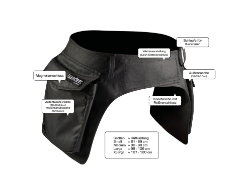 Owney Hundehalter Hüfttasche bandee: pouch +  camouflage XL