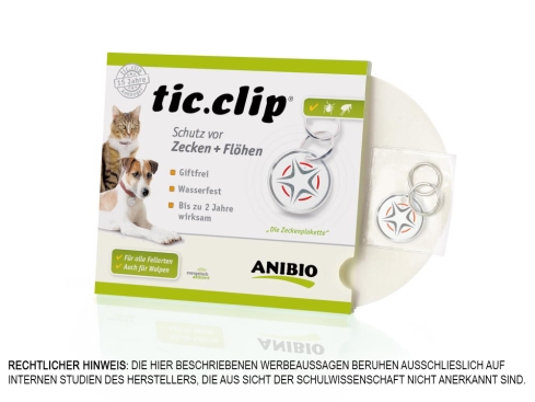 Anibio Tic-Clip Anhänger für Hunde