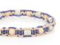 HundeNerd® GuteVibes EM-Halsband Zirbenholz Farbe Lavendel 2