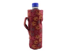 Nijens Tasche für Wasserflasche Water Bottle Pouch Pfoten rot/orange 3