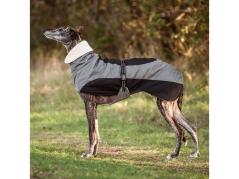 Dog's Finest Himmelsstürmer Windhund Wintermantel graphit-schwarz 3