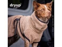 Dryup Cape Hundebademantel coffee 3
