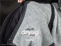 Dryup Body zip.fit Mini Hundebademantel anthrazit 3