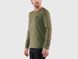 Fjällräven Forever Nature Badge Herren Longshirt caper green 3