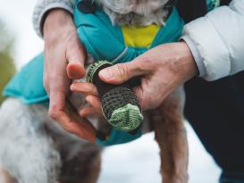 Ruffwear Bark’n Boot™ Hundesocken Earth Brown 3