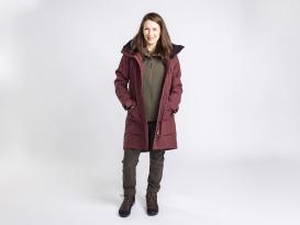 Pinewood Damen Regenparka earth plum 3