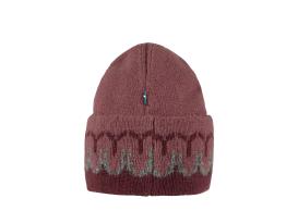 Fjällräven Övik Path Strick-Beanie Dark Garnet-Mesa Purple 3