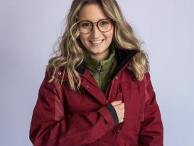 Pinewood DogSports Trainerin Extreme Damenjacke Dark Tomato Red M 3